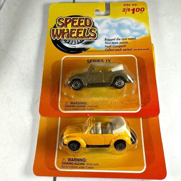 LOT Of 2 VINTAGE 1990s SPEED WHEELS DIECAST - Picture 1 of 9